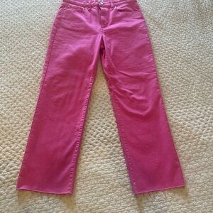 Sneak Peek Pink Ankle & Cropped Jeans